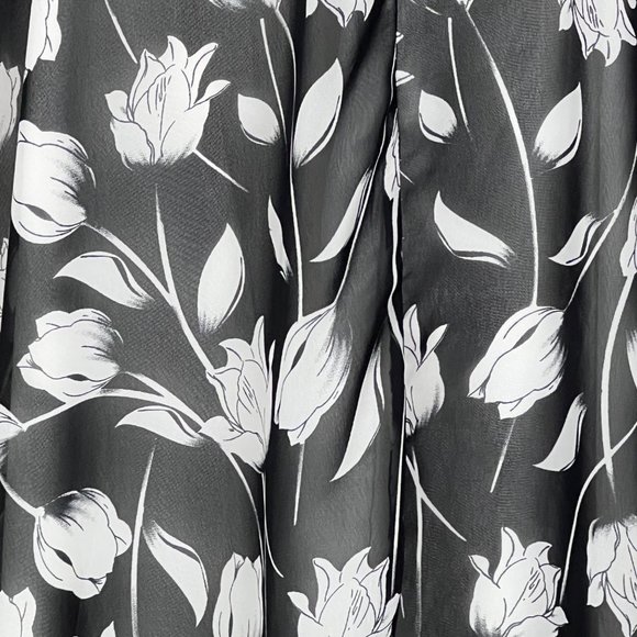 White House Black Market Strapless Cocktail Dress Tulip Floral Print size 6 - Picture 7 of 9